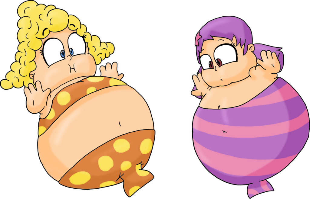 Deema And Oona Bubble Guppies Inflated By Juacoproductionsarts Clipart (1024x659), Png Download