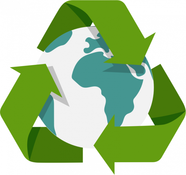 135 Tons Recycled Annually Clipart (638x600), Png Download