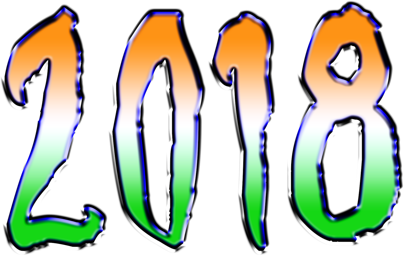 Happy 2018 New Year Images Clipart (1600x914), Png Download
