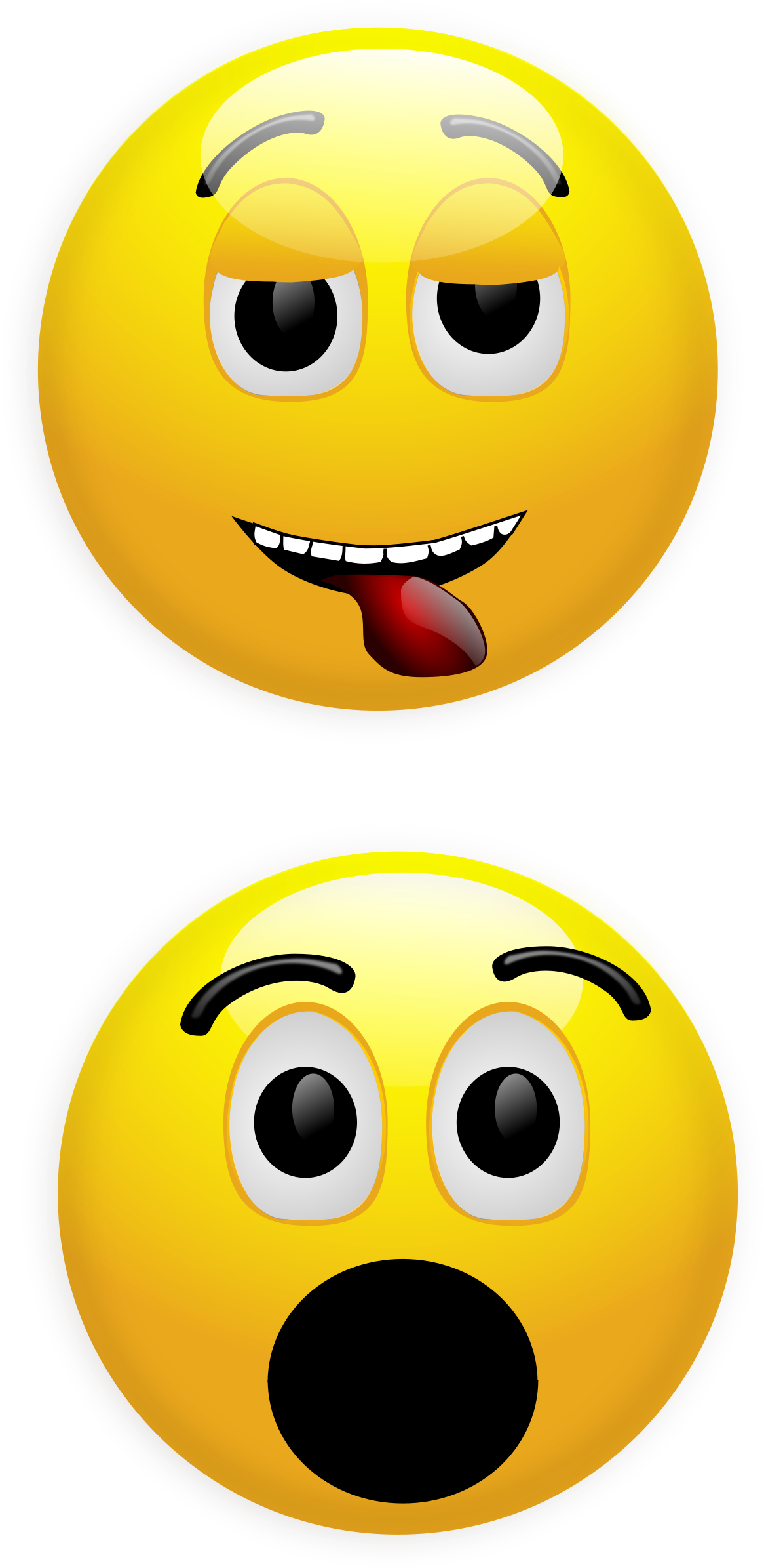 Out,surprised,shocked Clipart (500x1000), Png Download