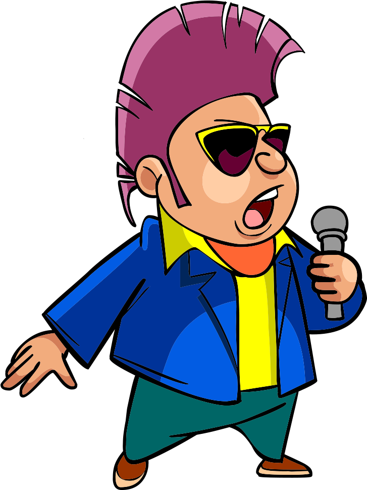 Microphone Cartoon Man Clipart Full Size Clipart (2420978) PinClipart