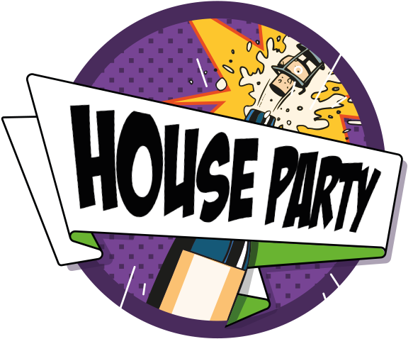House Party Png Clipart (591x591), Png Download