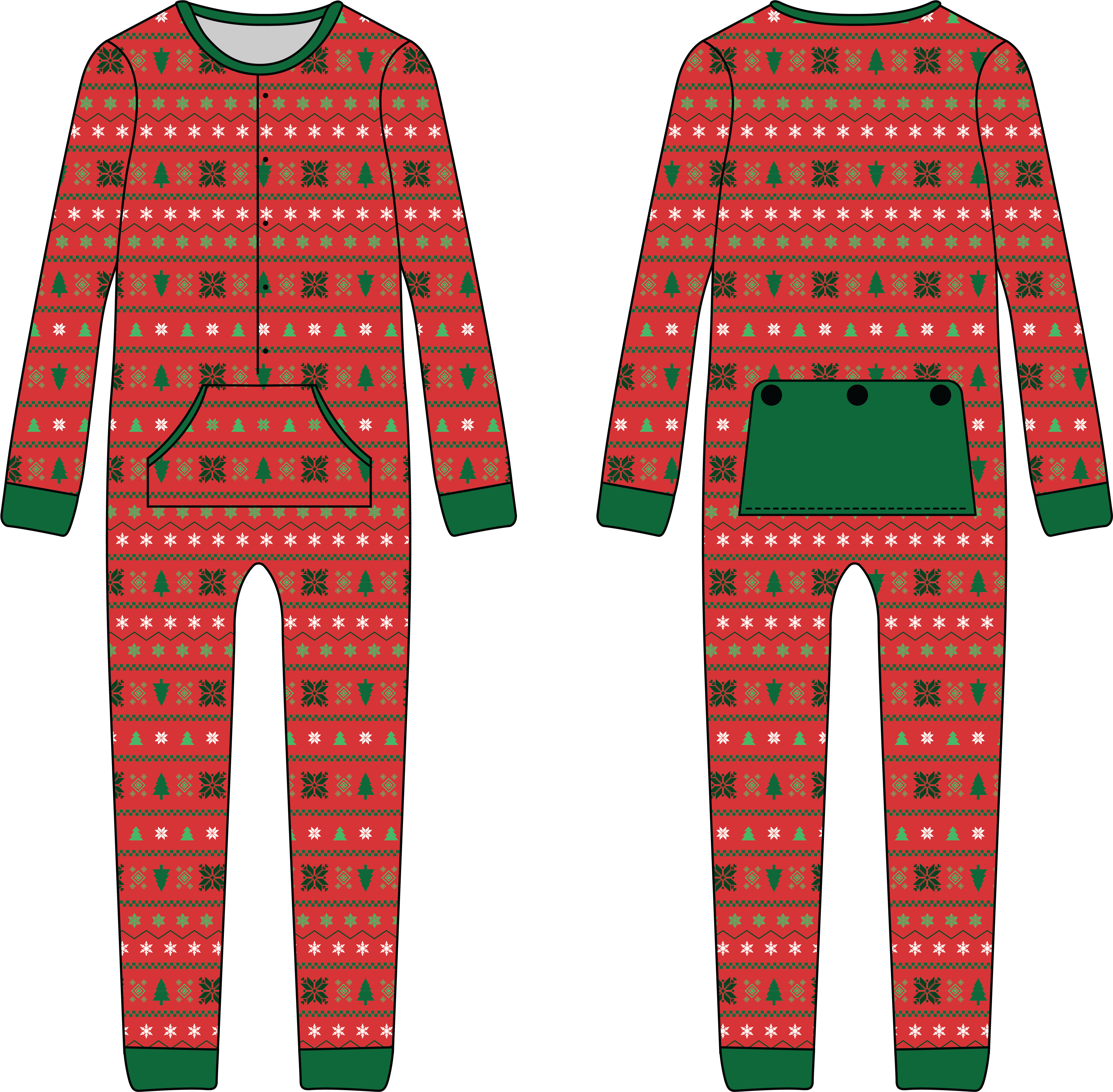 Custom Christmas Apparel Clipart (5624x5267), Png Download