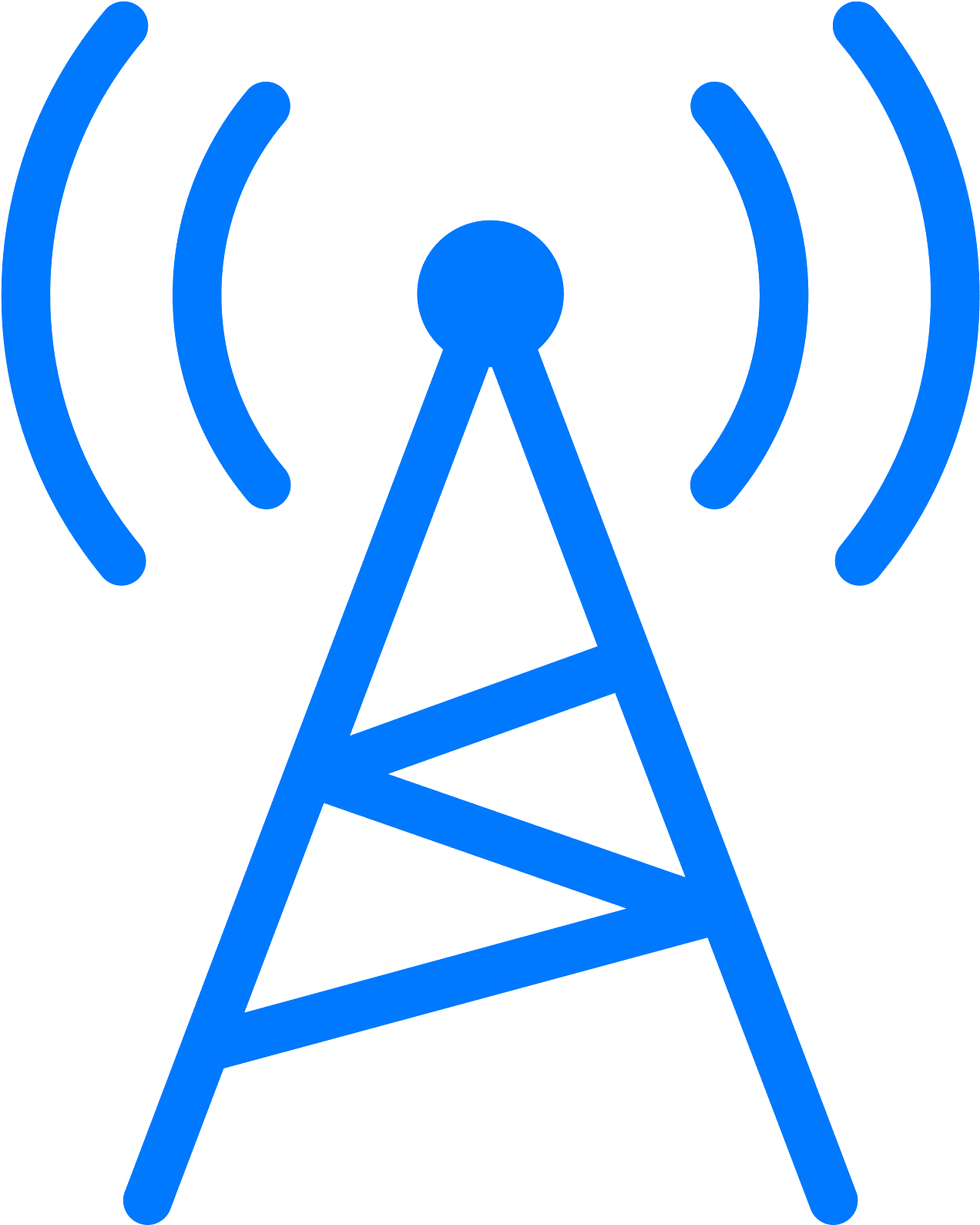 Radio Tower Icon Clipart (1600x1600), Png Download