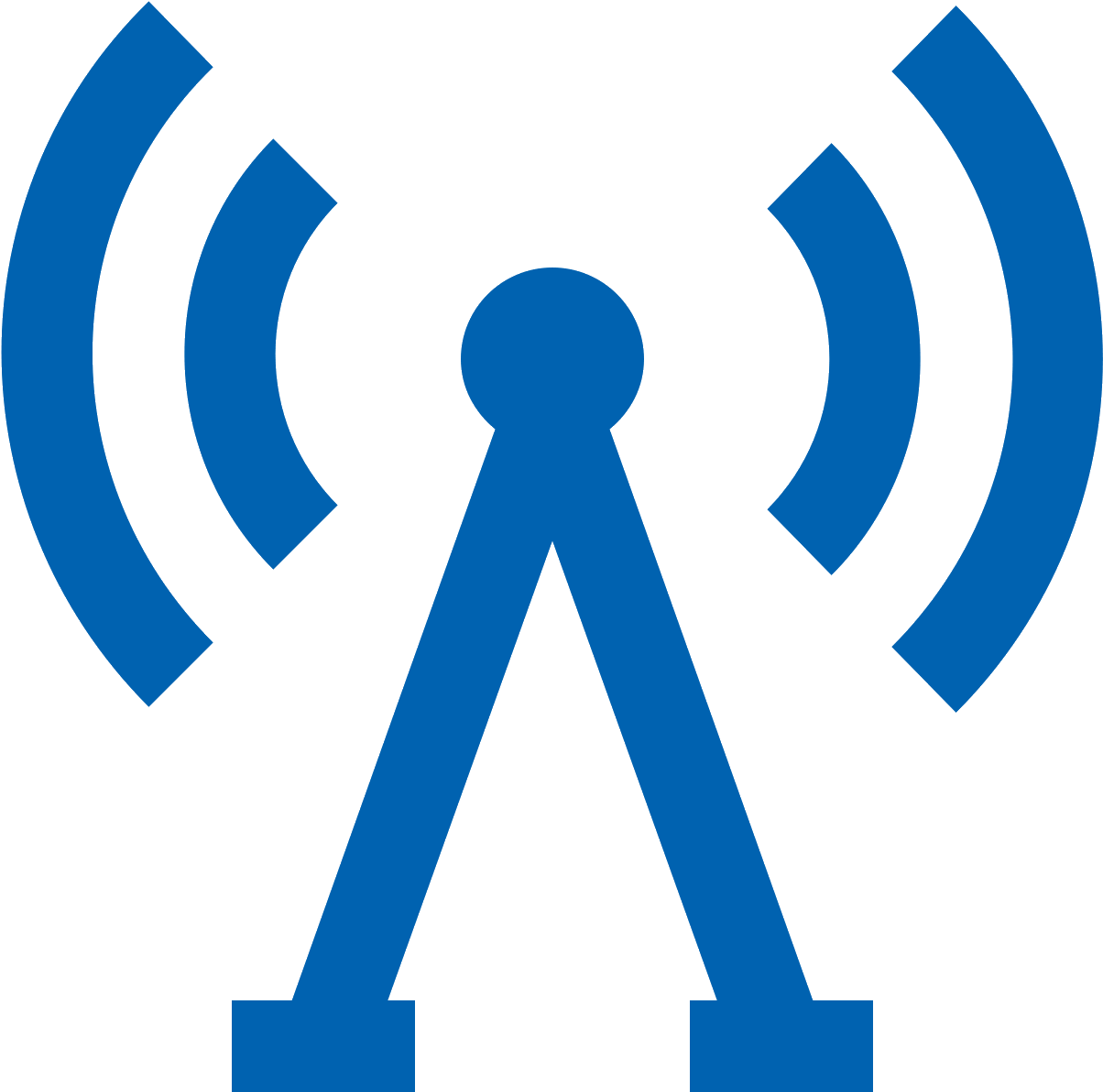 Radio Tower Icon Clipart (1600x1600), Png Download