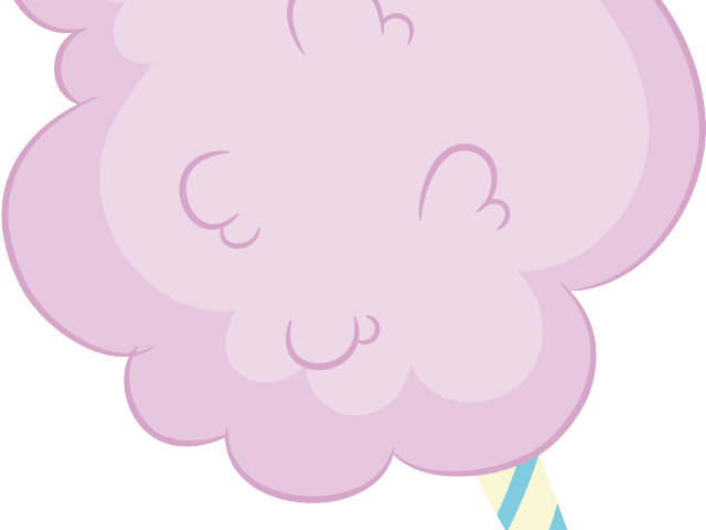 Cotton Candy Clipart Tree - Png Download (640x480), Png Download