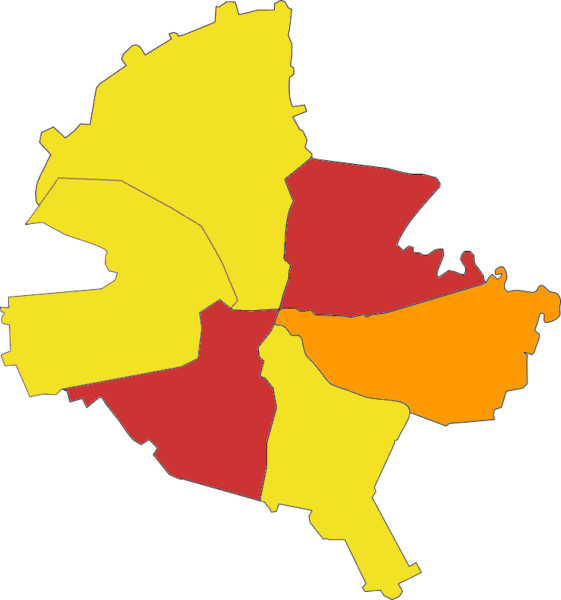 Sectors By Mayor Party 2007 Clipart (561x600), Png Download