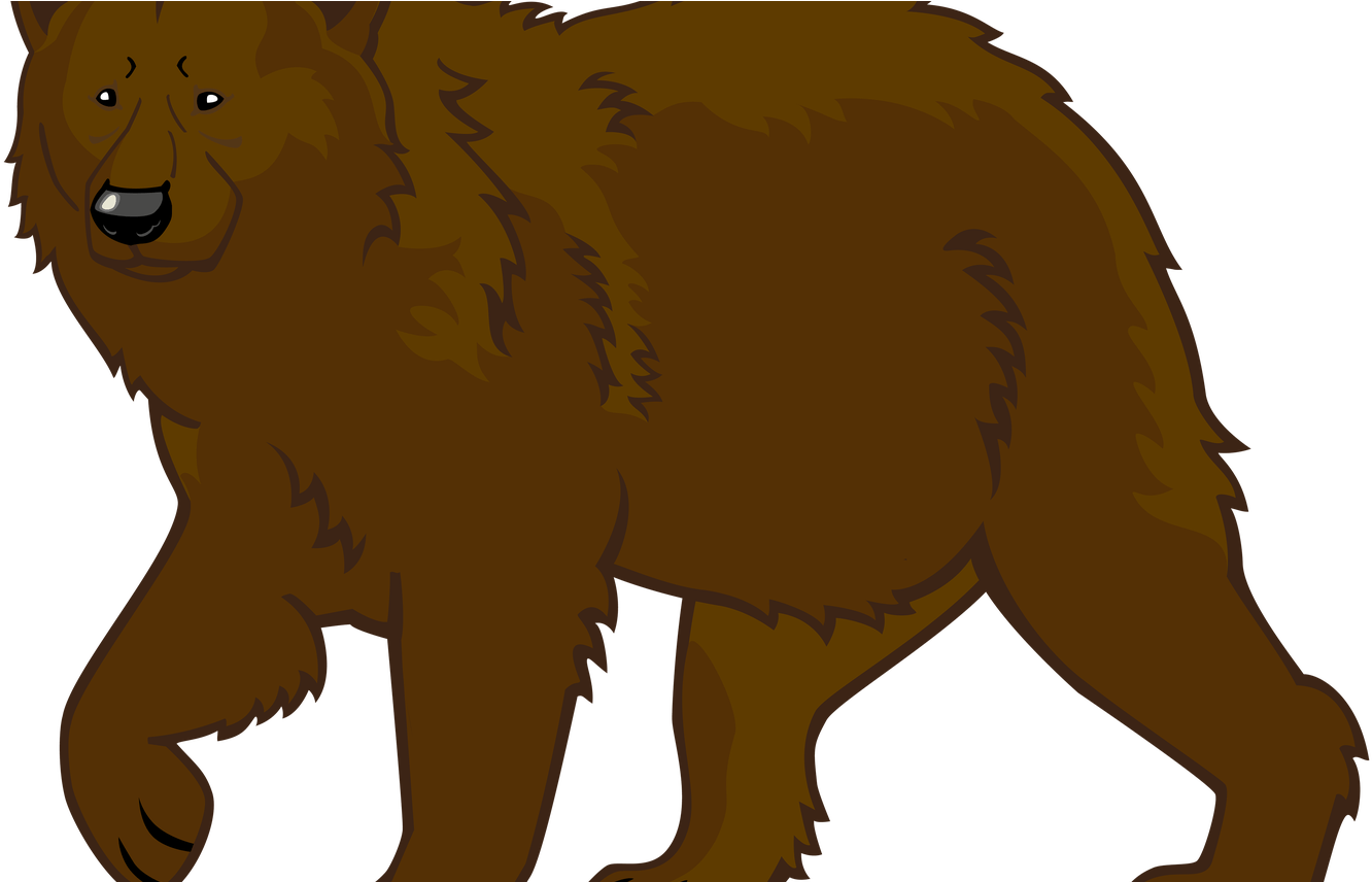 Polar Clipart Grizzly Bear Pencil And In Color Polar - Png Download (1368x855), Png Download