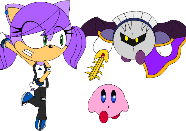 Kirby Clipart Meta Knight - Png Download (640x480), Png Download