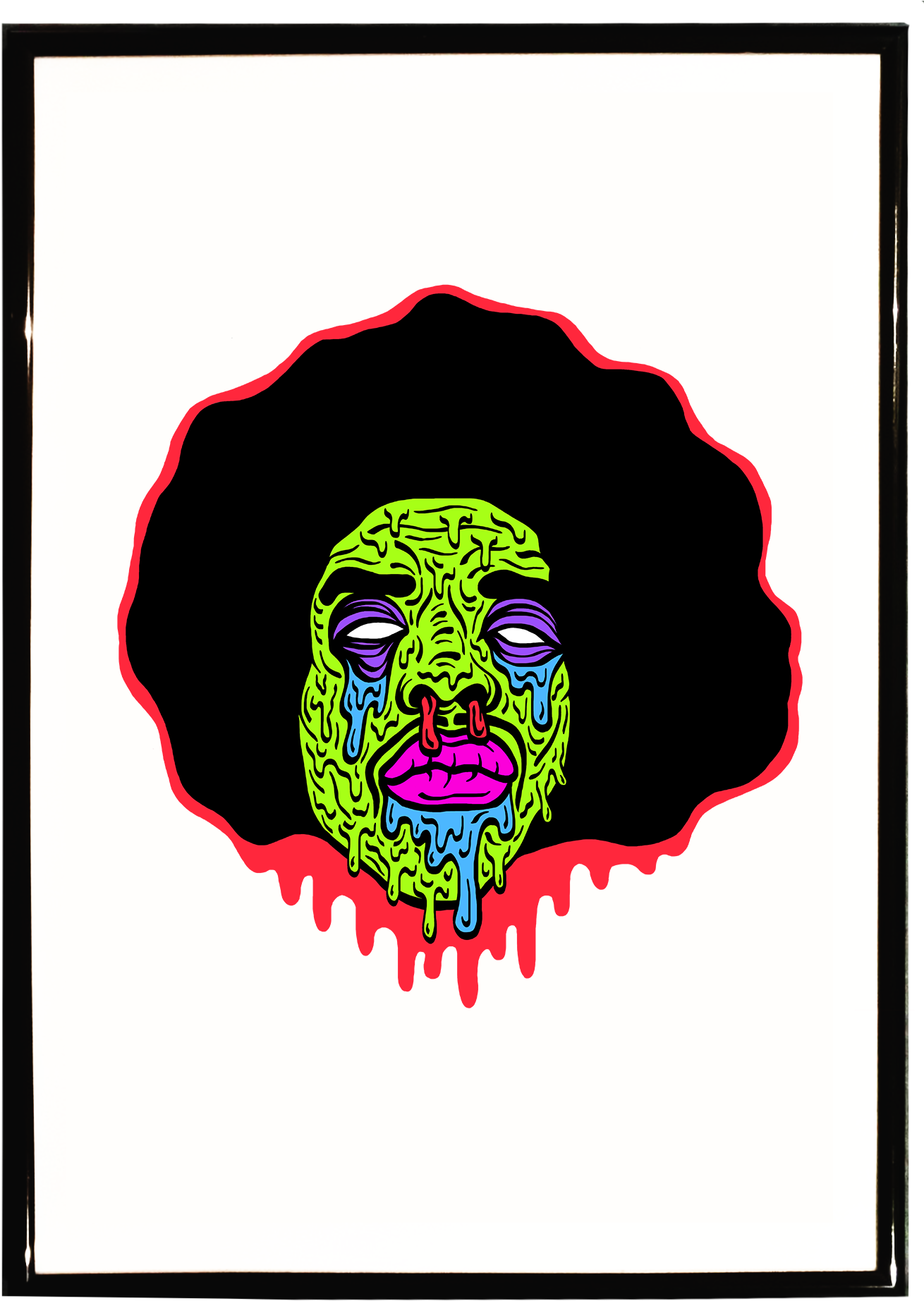 Zombie Jimi Hendrix Clipart (2000x2000), Png Download