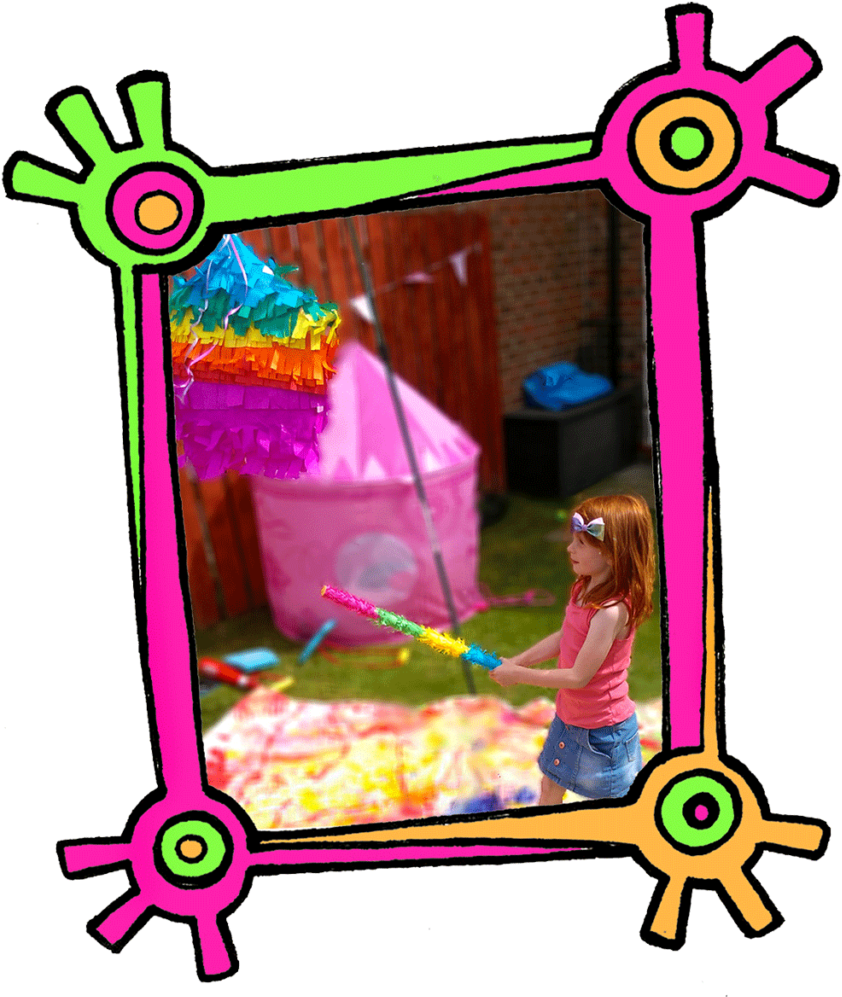 Customise Your Arty Party Clipart (858x1024), Png Download