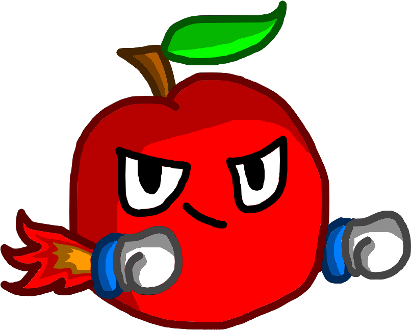 Jetpunch Apple Clipart (1000x1000), Png Download
