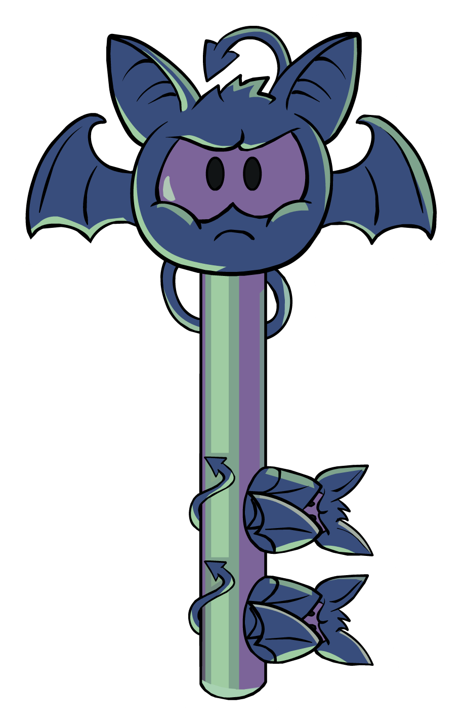 Puffle Bat Key Clipart (1500x1500), Png Download