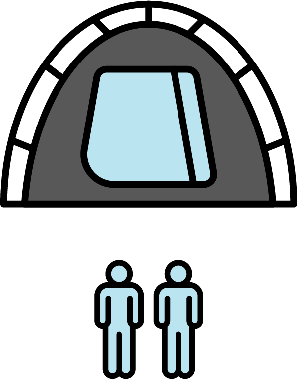 Tent For Two Clipart (900x900), Png Download
