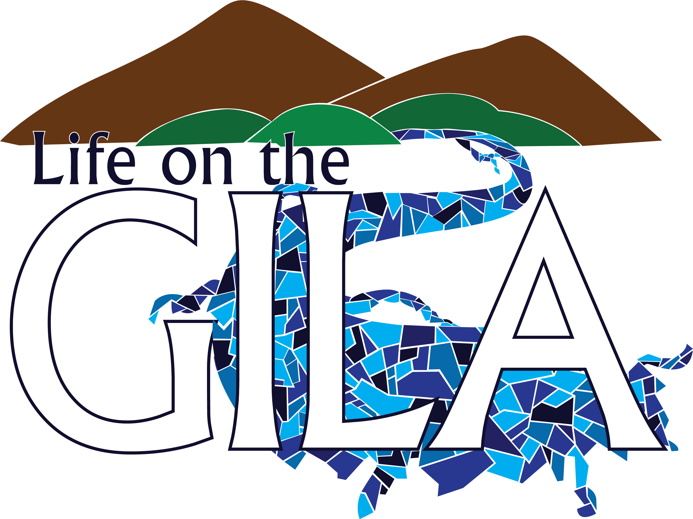 New Mexico's Gila River Is One Of The Most Dynamic Clipart (2926x2192), Png Download