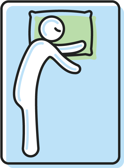 About 41% Of People Fall Into The 'side Sleeper' Category Clipart (800x800), Png Download