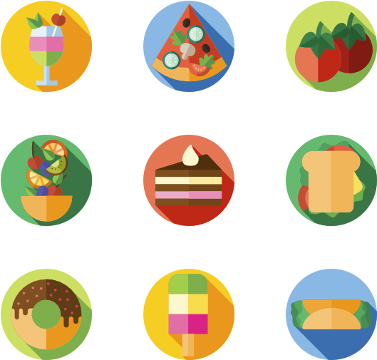 Summer Food And Drink Clipart (600x564), Png Download