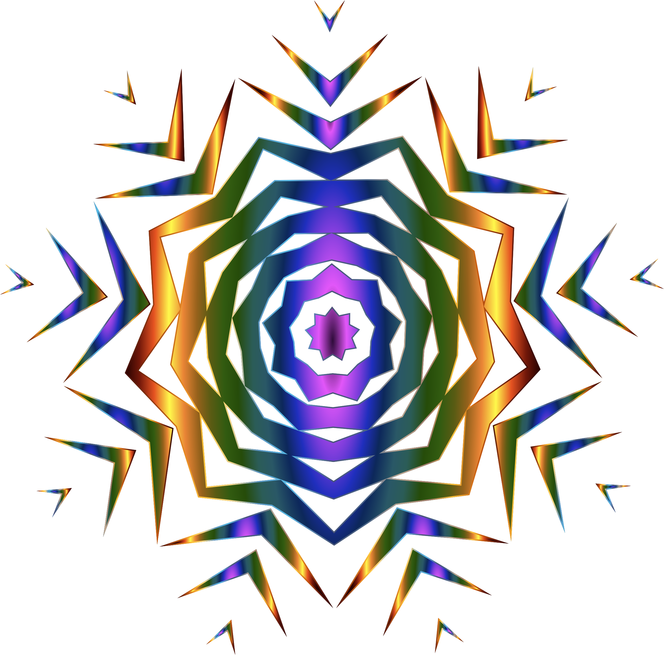 Snowflake Computer Icons Ice Fractal Clipart (760x750), Png Download