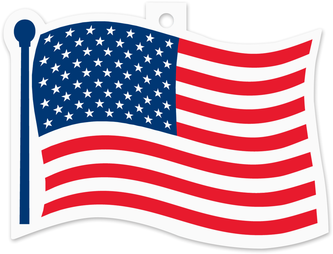 Picture Of Flag Air Freshener Clipart - Full Size Clipart (#2426759