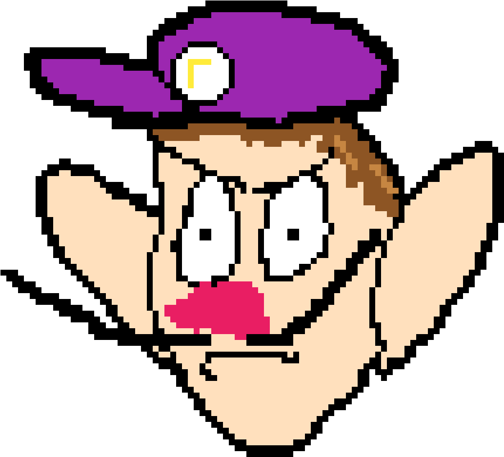 Waluigi Clipart (1200x1200), Png Download