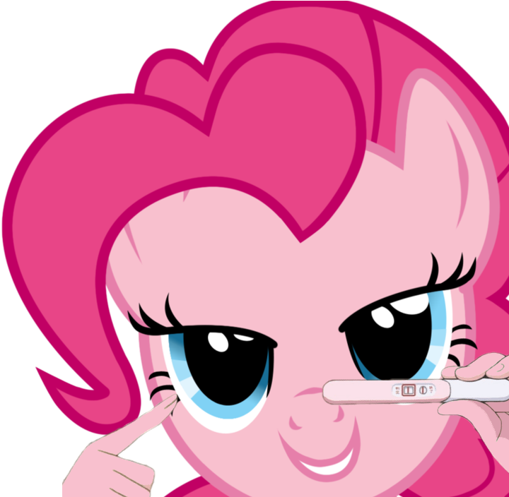 Thedrunkardpony, Edit, Meme, Pinkie Pie, Preggy Pie, Clipart (732x703), Png Download