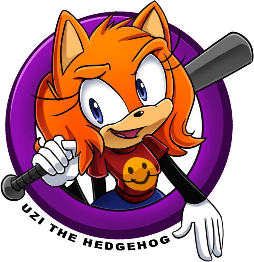 Uzi The Hedgehog By Jovialnightz Clipart (821x845), Png Download