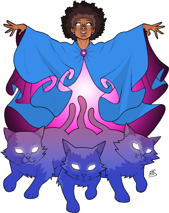 While Driving Home During A Thunderstorm Blanche Fitzcatrick Clipart (630x788), Png Download