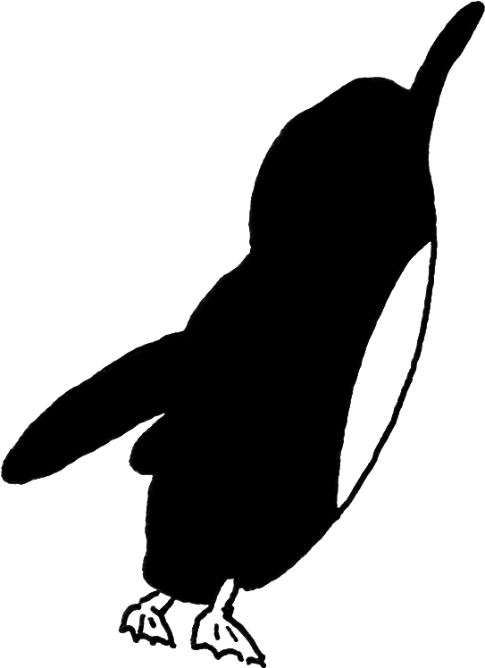 The Flying Penguin Clipart (591x815), Png Download