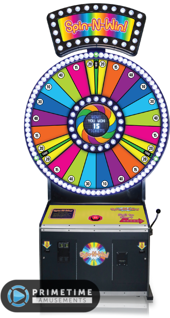Spin N Win By Bay Tek Games / Skeeball Amusements Clipart (605x750), Png Download