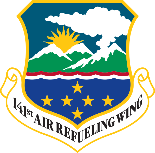 141st Air Refueling Wing, Washington Air National Guard Clipart (607x599), Png Download