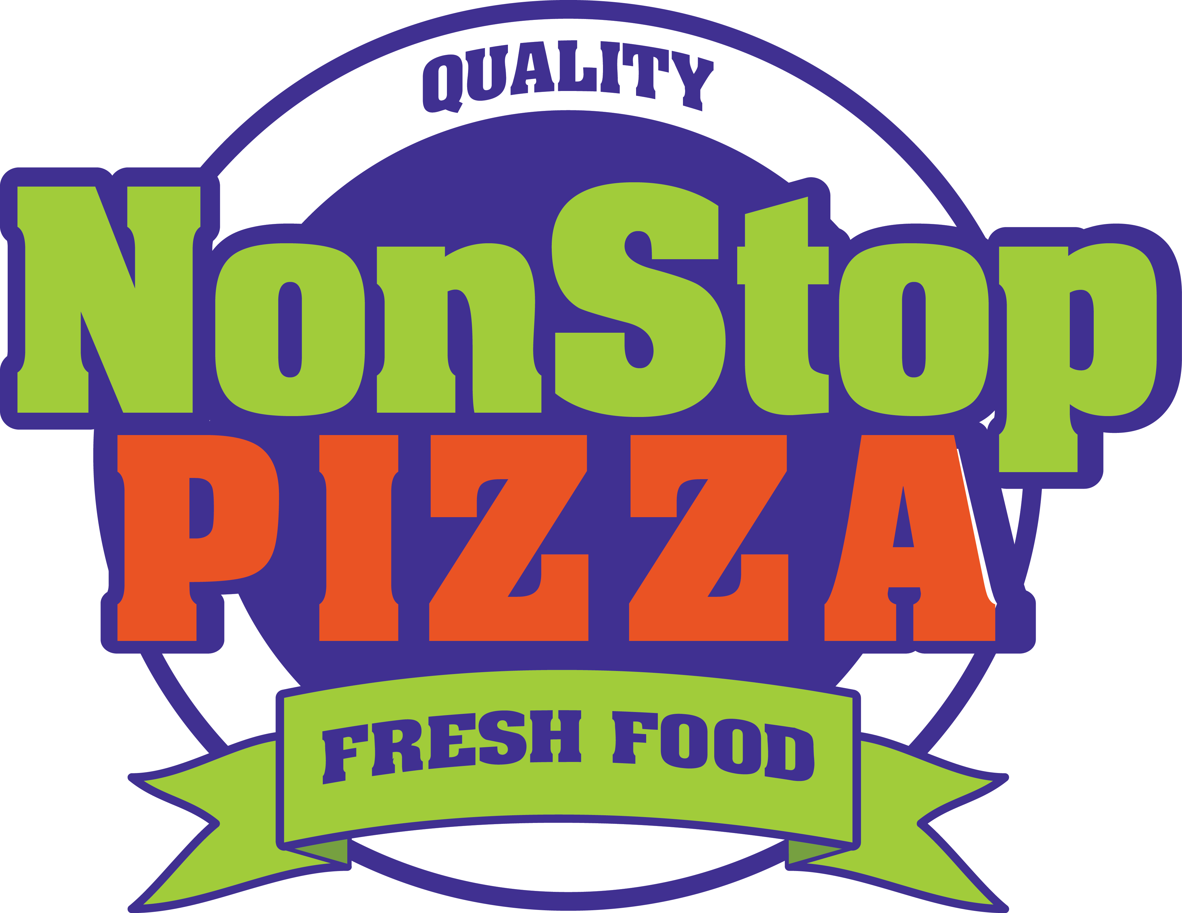 Non Stop Pizza Clipart (3856x2980), Png Download
