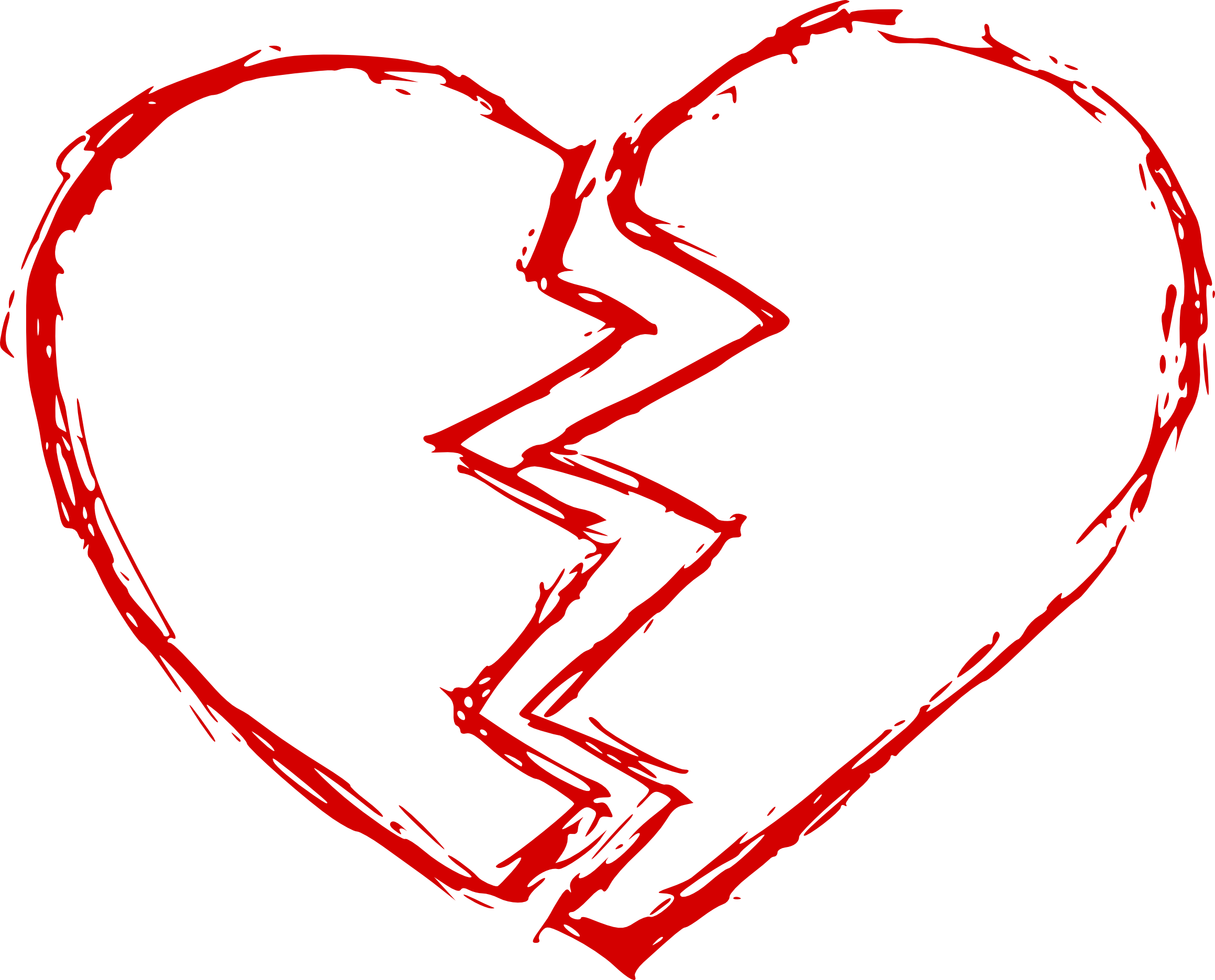Medium Resolution Of Broken Heart Png Clipart Transparent Png (2320x1871), Png Download