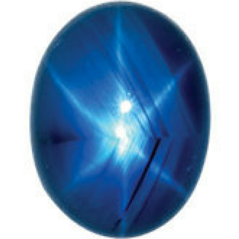 Usna Class Ring Blue Star Sapphire Clipart (1000x1000), Png Download