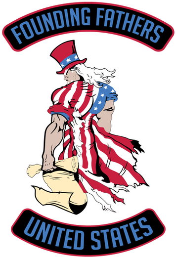 Founding Fathers Mc Motorcycle Club Clipart (525x719), Png Download