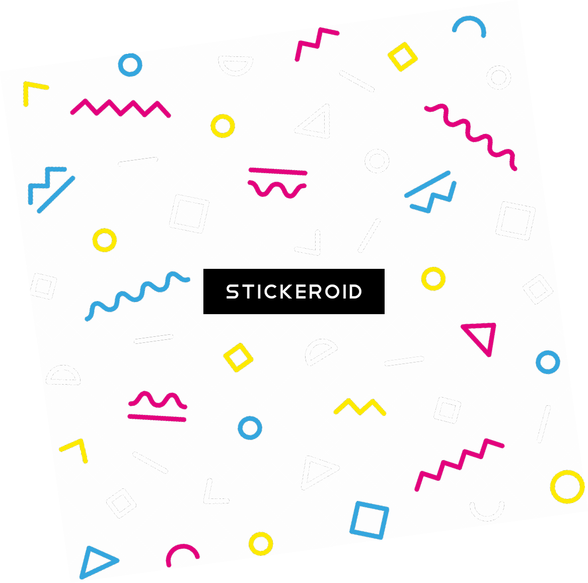 Confetti Pattern Clipart (1168x1158), Png Download