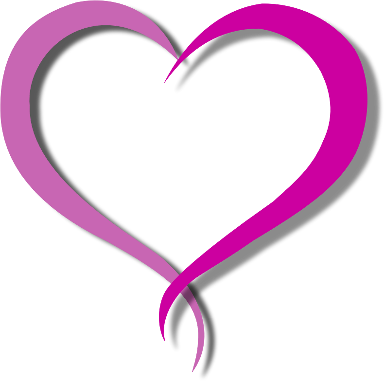 Floating Pink Heart Clipart (790x783), Png Download
