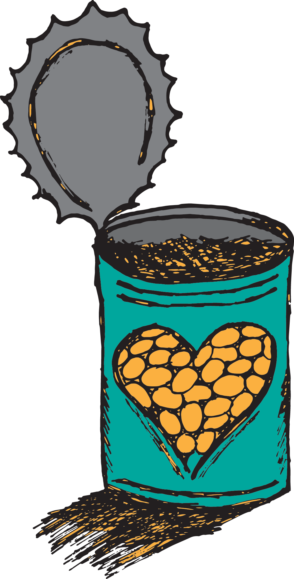 Beans Clipart Canned - Png Download (1017x1999), Png Download