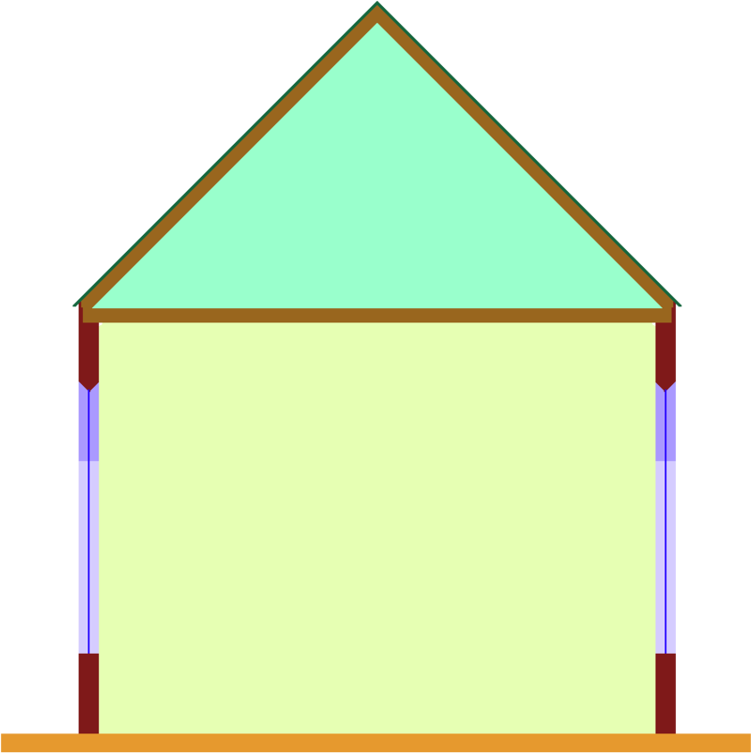 Aisleless Church, Horizontal Ceiling Clipart (970x1027), Png Download