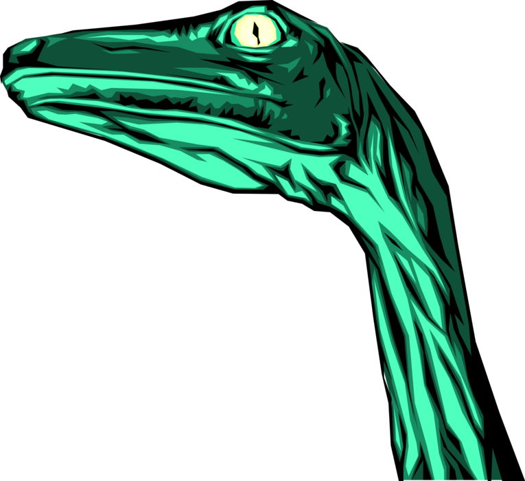 Vector Illustration Of Prehistoric Dinosaur Head From Clipart (765x700), Png Download