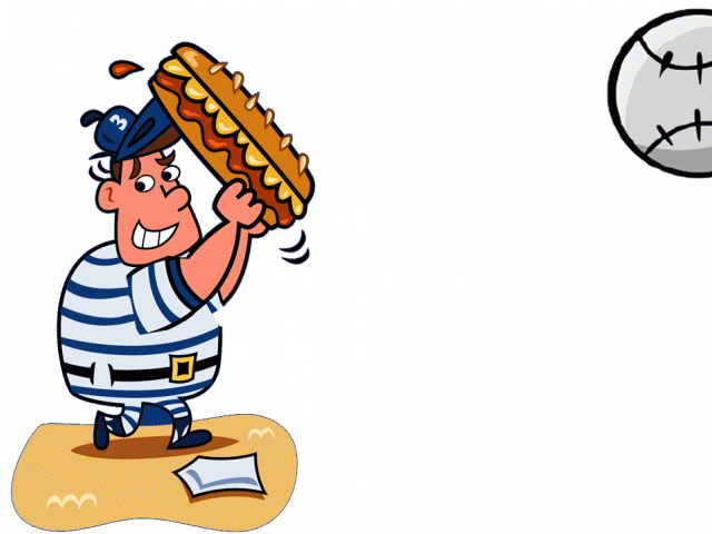 Animated Baseball Clipart - Png Download (640x480), Png Download