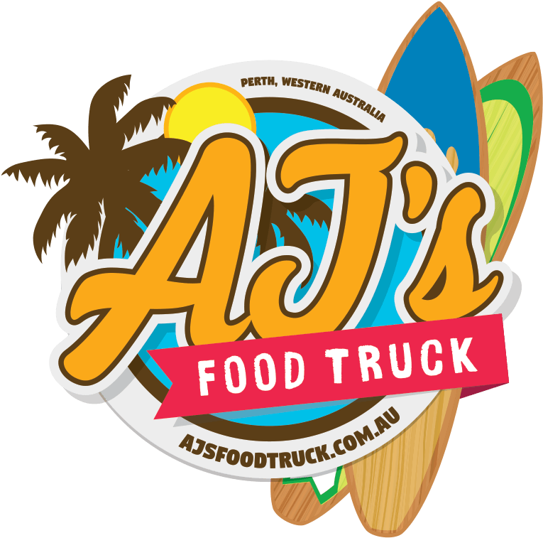 Final Ajs Food Truck Logo Design Clipart (779x820), Png Download