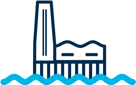 Drainage Areas And Pumping Stations In The Philippines Clipart (701x450), Png Download