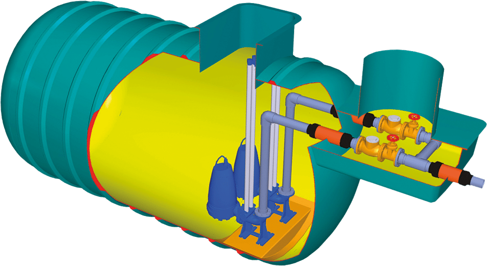 Spel Package Pumping Station Clipart (1024x683), Png Download