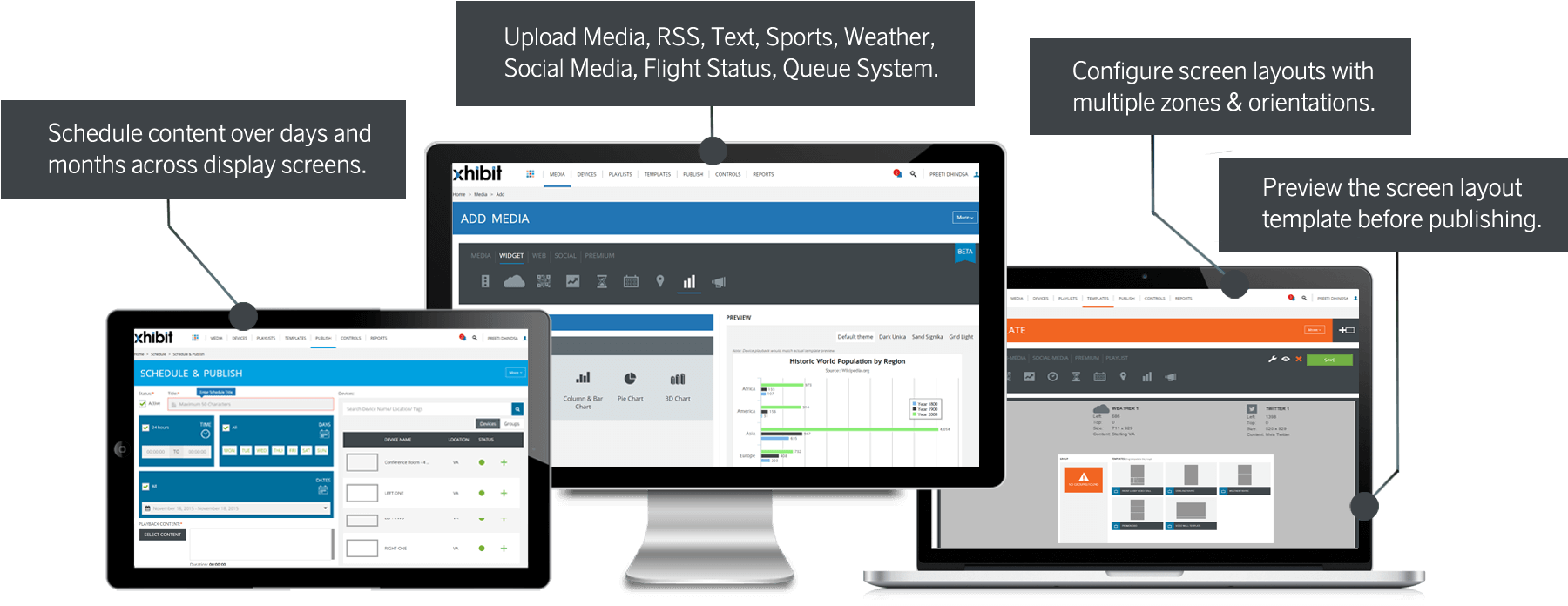 Enterprise Healthcare Digital Signage Clipart (1840x752), Png Download