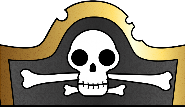 Pirates Clipart Cap - Png Download (640x480), Png Download