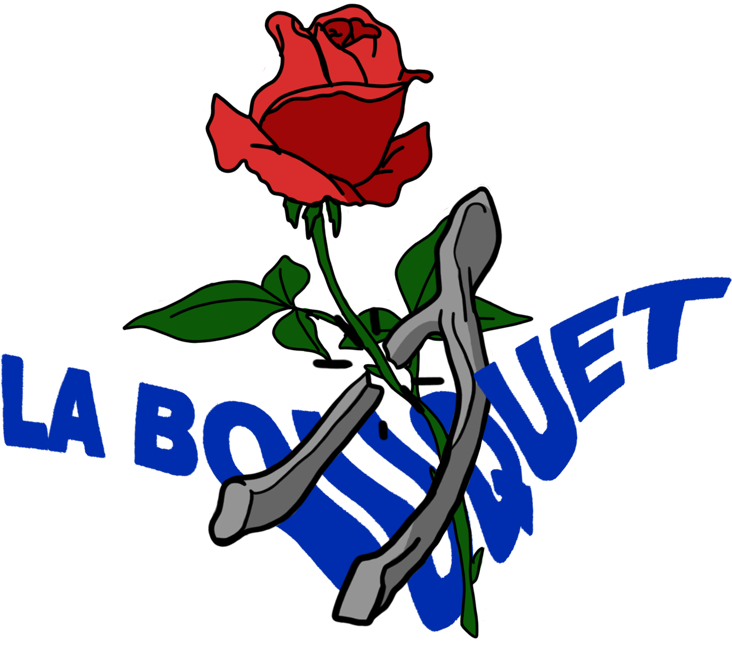 La Bouquet Wishbone Clipart (1600x1600), Png Download