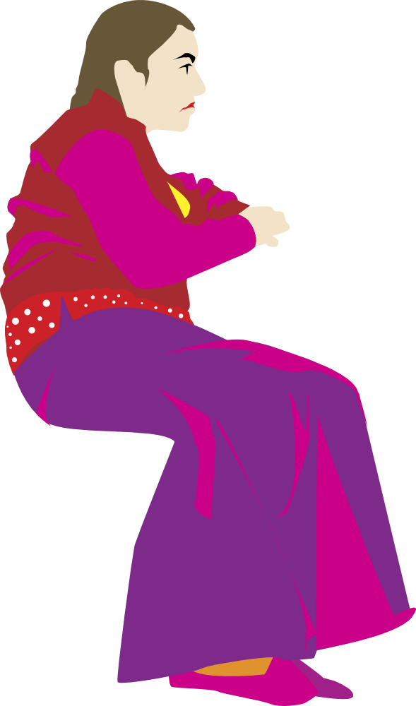 Girl Clipart (529x900), Png Download