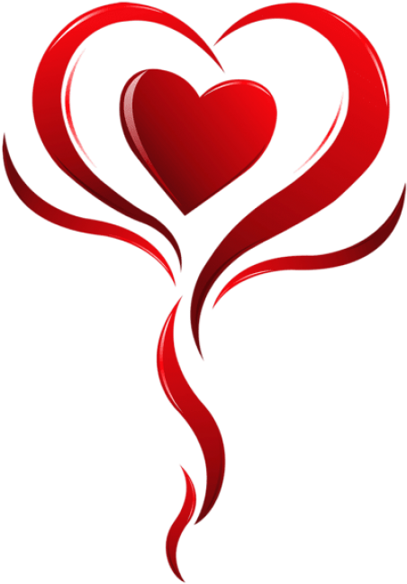 Free Png Transparent Heart Decoration Picture Png Images Clipart (480x675), Png Download