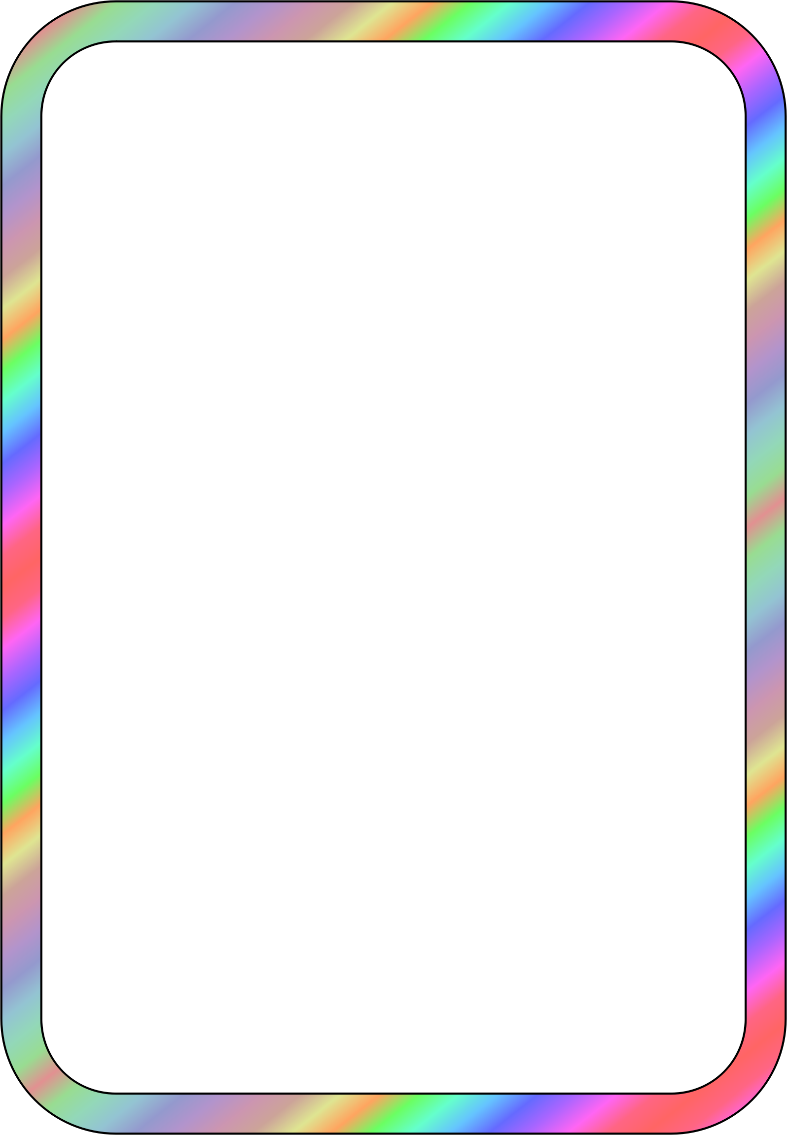 Picture Frames Line Point Clipart (571x750), Png Download