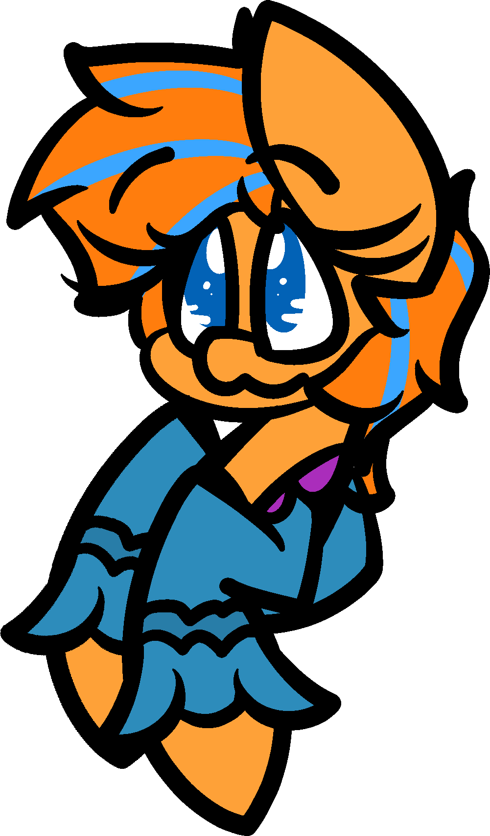 Veila-arts, Clothes, Crossdressing, Dress, Oc, Oc Clipart (1001x1705), Png Download